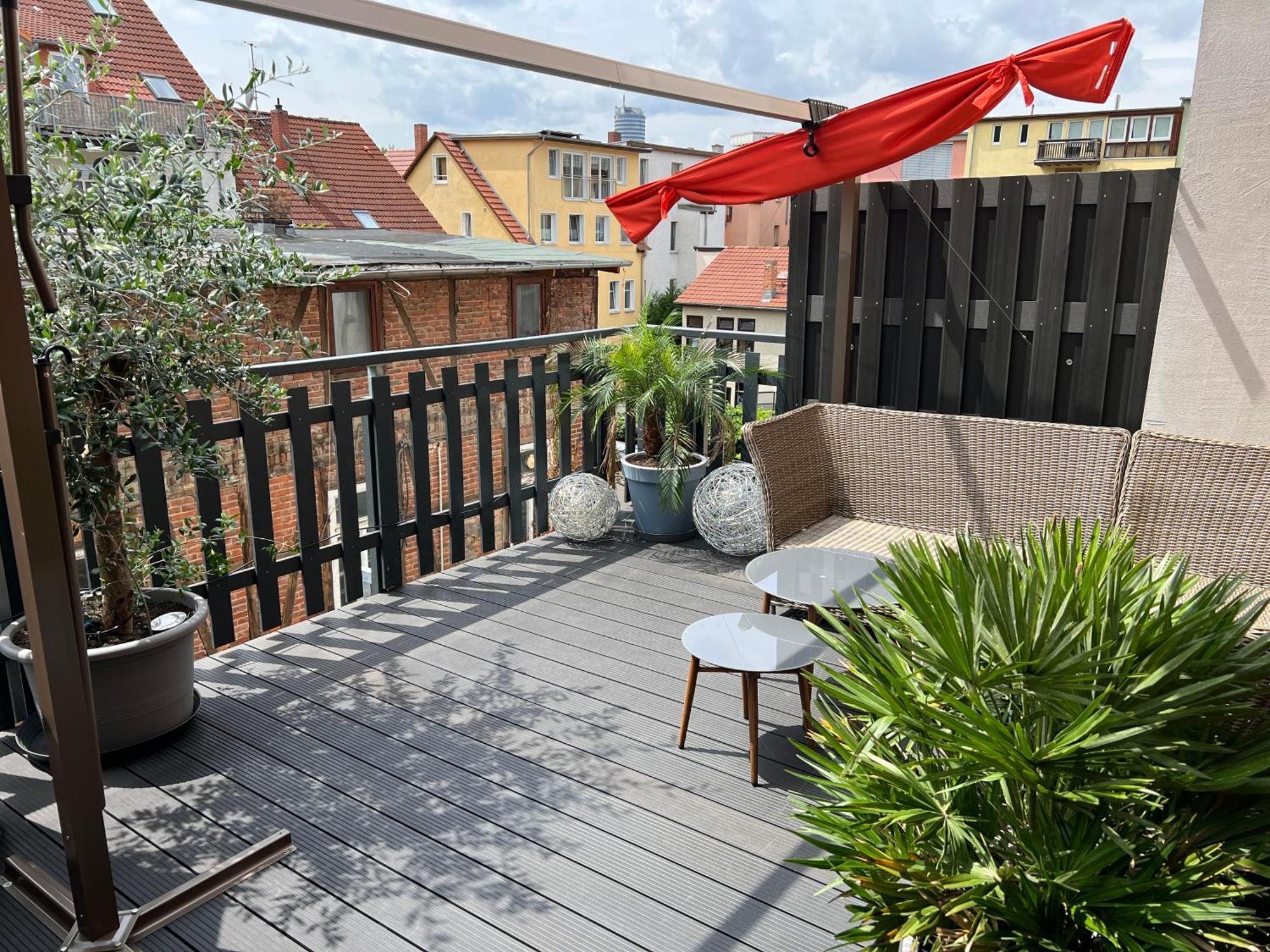 Apartment Napoleon, Naehe Zentrum, 2 Schlafzimmer, Grosser Balkon, Free Wifi ,Parken Jena Exteriér fotografie